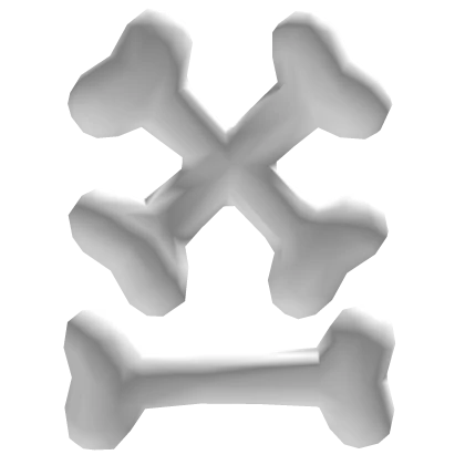 creepy cute cross bone hairclip ♡ 