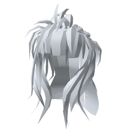 Messy Neko Hair - White