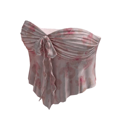 Petite floral top (pink)