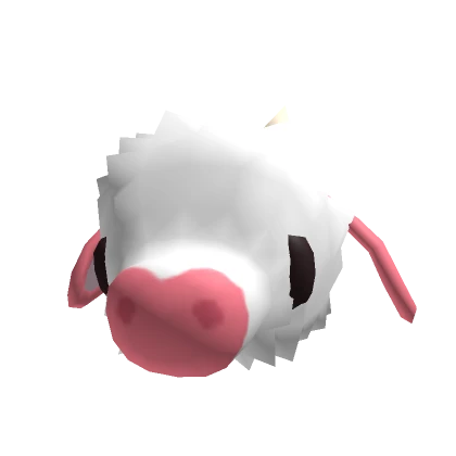 Fluffy Cow Pink Spot