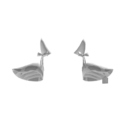 Cow's Ear With Cute Horn 🐄 (grey)