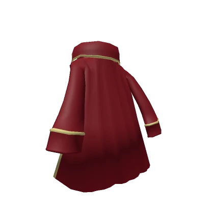 Red Pirate Captain's Cloak (v2)