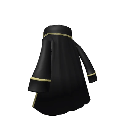 Black Pirate Captain's Cloak (v2)