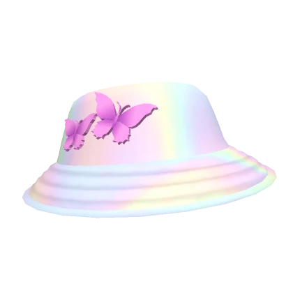 Y2K Butterfly Holo Reflecting Hat