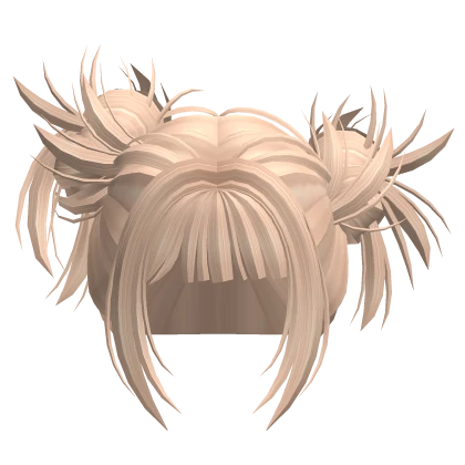 Spikey Y2k Twin Buns (Blonde)