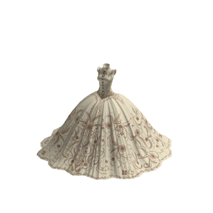 ♾️ White aristocracy gown