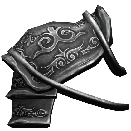 Medieval Ornamental Right Pauldron
