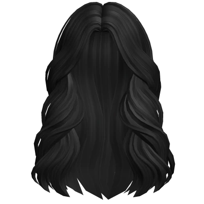 Soft Dreamy Flowy Hair (Black)