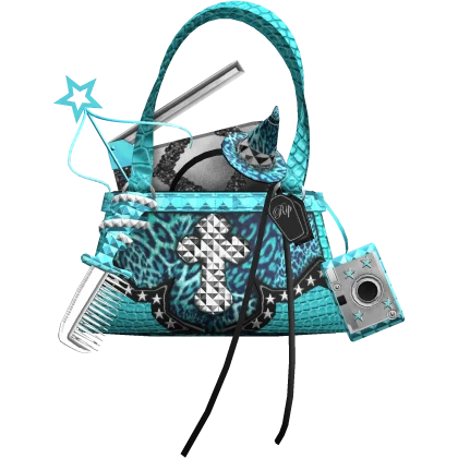 McBling Scene Y2K Chunky Rhinestone Purse 