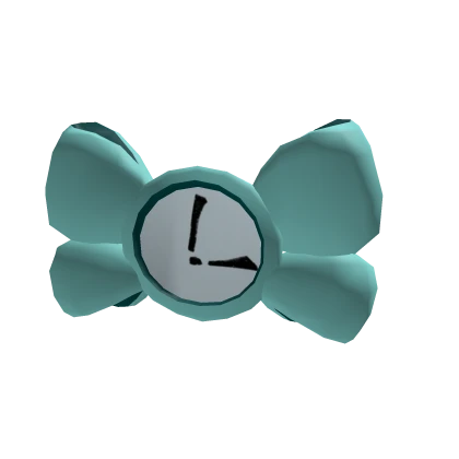 furry clock bowtie - itft