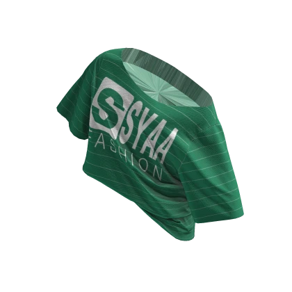 ☆ green syaa off-shoulders baggy shirt