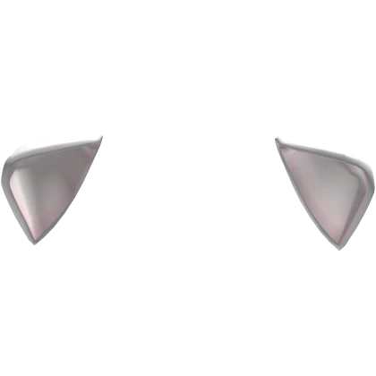 White and Pink Kitty Ears