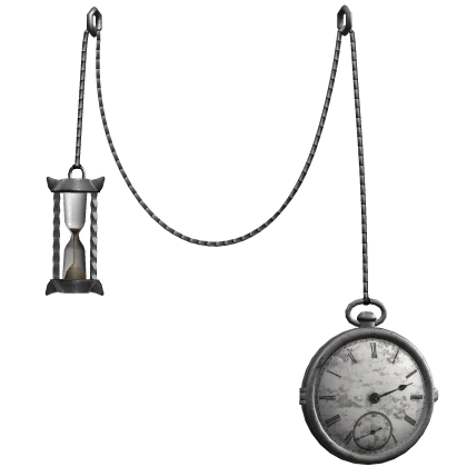 [3.0] Pocket Watch with Hourglass Waist Chain