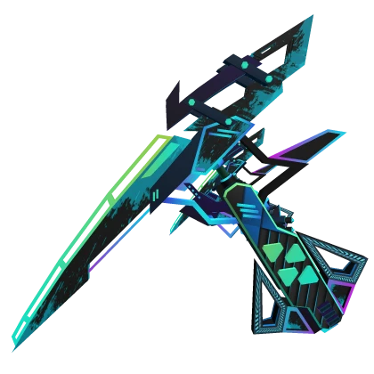 Cyber Neon EDM Grunge Dual Battle Blades