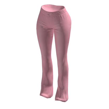 Tracksuit Pants Pink Cozy Baddie Skinny 2000s Y2K