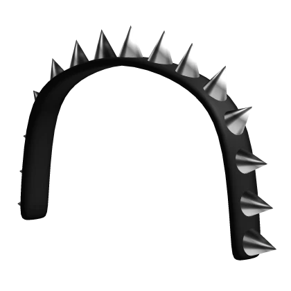 punk metal spiked headband