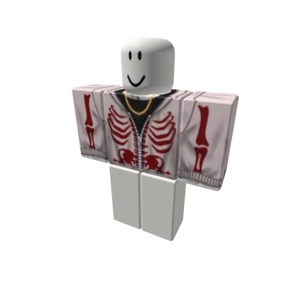 y2k skeleton jacket