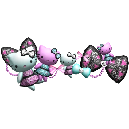 Goth Pastel Scene Kitty Plush Belt Gyaru 3.0