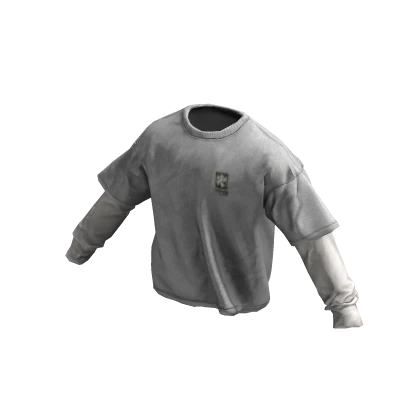 ardor* stacked tee (grey)