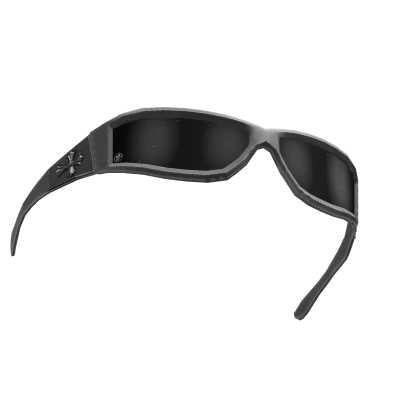  Raised Silver Chrome Glasses