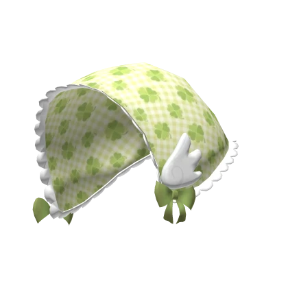 clover igari wing ribbon green bandana headscarf