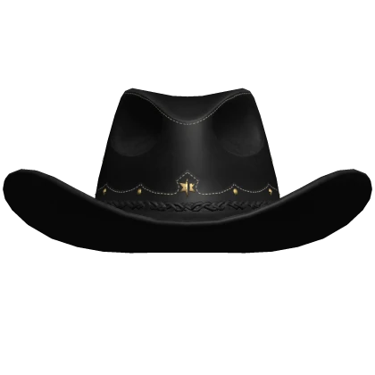 Cowboy Hat Black Large Fancy Western Fedora Ohio
