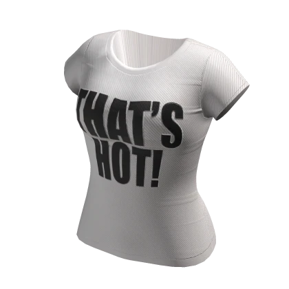 'THAT'S HOT' Y2K Tee | Black