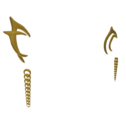 Rumi Double Earrings From Kpop Demon Hunters