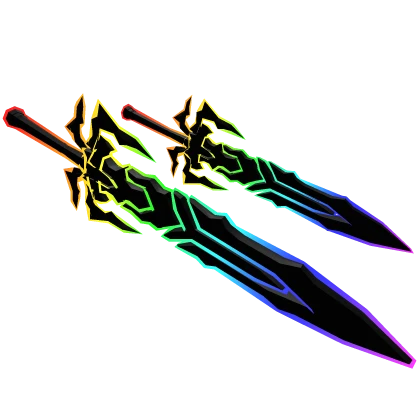 Dual Rainbow Demon Void Sword