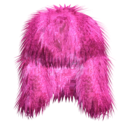 Big Fluffy Pink Ushanka