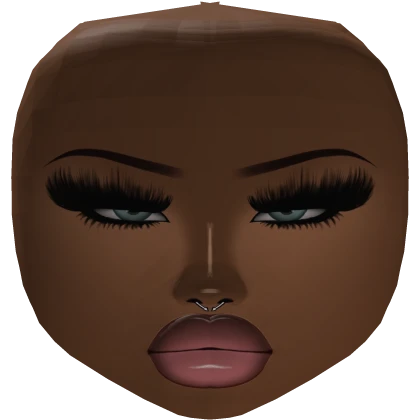 Baddie latina girl Mesh Makeup Gloss lips lashes