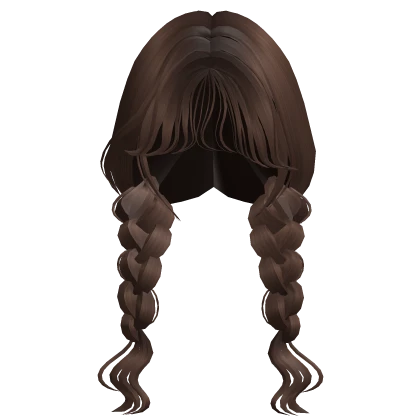 Mori Girl Braid Pigtails (Brown)