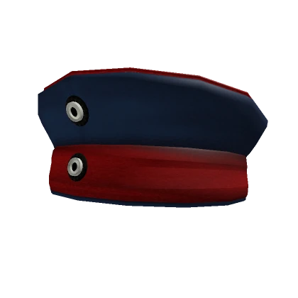 Blue and Red Soft Cap