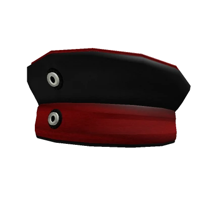 Black and Red Soft Cap