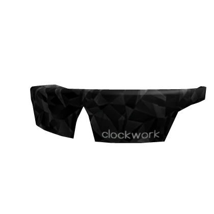 Black Sparkle Time Clockwork Shades