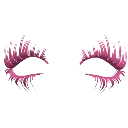 gyaru dramatic lashes (dark pink) 