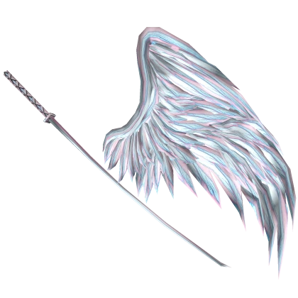 Fallen Ghoul Wing & Katana: Cotton Candy