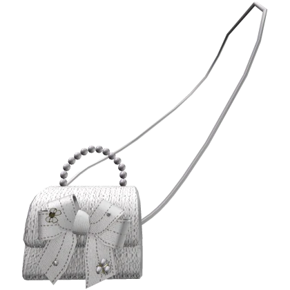 N| Coquette Bow Bag in White