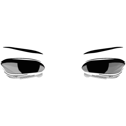 cold emotionless distant emo vkei anime eyes black