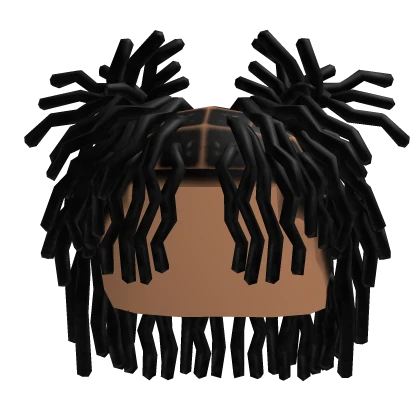 Black 2-Tied Rockstar Dreads