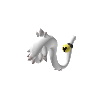 White Furry Cat Tail