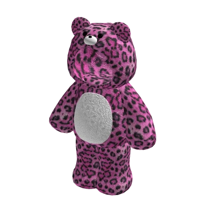 Pink Leopard Bear Onesie