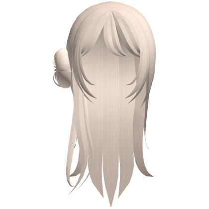 y2k shoujo adorable side bun blonde
