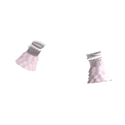 🤍 pretty lace frilly wrist cuffs pink