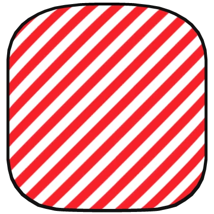 Christmas Winter Candy Cane Head