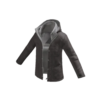 Hooded Jacket - Gray