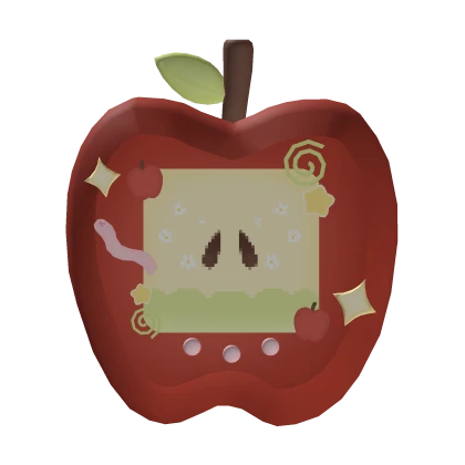 ♬ igari harajuku cute apple tamagotchi hairclip