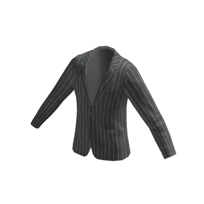 Business Coat - Striped Gray