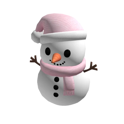 Christmas Snowman Plushie (Holdable)