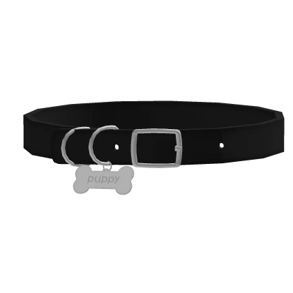 ꒰♡꒱ (3.0) cute black puppy collar 